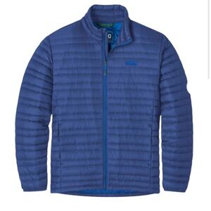 Stio mens pinion down sweater Cobalt blue